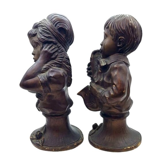 Universal Statuary Kendrick Vintage Boy & Girl Jazz Figurines Chicago 70s - Picture 2 of 10